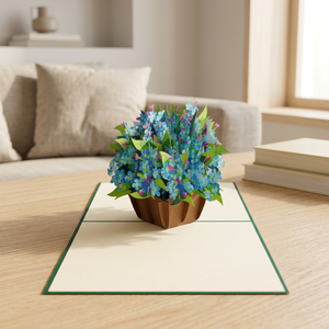 Carte pop-up 3D florale tendance, conçue sur mesure, artisanat en papier fait main, style vietnamien, cadeau d'amour - Product Image 5