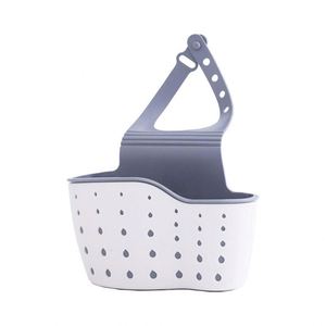Hanging Ajustable Strap Faucet Caddy <b>Drying</b> Kitchen Drain Bag Sink Caddy Sponge Holder Silicone Plastic Soap Holder - Product Image 1
