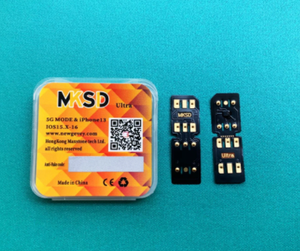 Mksd ถาดใส่ซิมพิเศษสำหรับผู้ให้บริการทั้งหมด5G ใช้ได้กับ <span class=keywords><strong>iPhone</strong></span> 8/7/6s/6 iOS 16-13 12/<span class=keywords><strong>11</strong></span> /x/xs/xs/XS รับประกันสูงสุด12เดือน - Product Image 2
