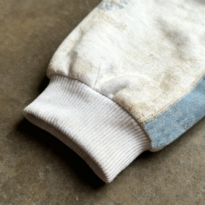 Thời Trang Dạo Phố Tùy Chỉnh Chắp Vá Cổ Điển 100% Cotton Pháp Terry Axit Rửa Cắt Boxy Zip Lên Áo Khoác Áo Cho Nam Giới - Product Image 3