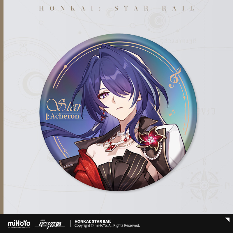 Star iron live series badge-yellow spring
