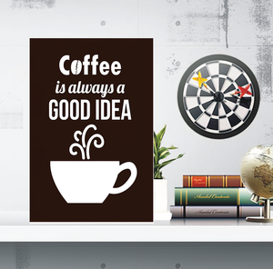 Café maison BAR PUB décor mural en métal signe en étain <span class=keywords><strong>vintage</strong></span> noir café menu en étain signes rétro en métal assiettes en étain affiche en métal - Product Image 3