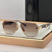 MAY SANME 60-15-140 Lunettes de soleil de haute qualité pour hommes et femmes, lunettes de soleil de créateur, style punk classique, luxe, acétate, UV400