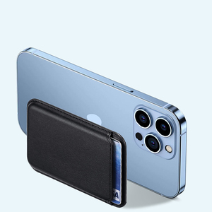 Organisateur de cartes de visite personnalisé étui portefeuille en cuir PU poche souple à la mode pour voyage carte de crédit support de téléphone magnétique - Product Image 5