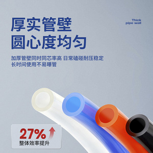 Tuyau d'air comprimé flexible Sayu Pneumatic Pe 8x5mm pour compresseur d'air, résistant à la corrosion - Product Image 5