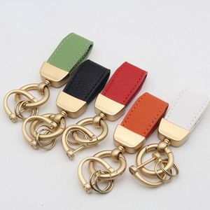 Wholesale <b>Custom</b> Mini French Sheepskin Leather Keychain Classic Candy Color Leather Rope Keyring Car <b>Key</b> Pendant - Product Image 1