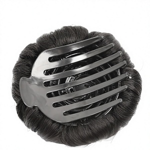 <span class=keywords><strong>Chignon</strong></span> synthétique blond pour femmes noires, accessoires de mode capillaires avec <span class=keywords><strong>chignon</strong></span> bouclé de type 30 cm de longueur, support de <span class=keywords><strong>chignon</strong></span> en plastique - Product Image 3