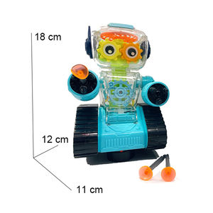 Nuovo Prodotto: <span class=keywords><strong>Robot</strong></span> Giocattolo Elettrico con Ruota Dentata, Gioco di Tiro con Suoni e Luci - Product Image 3