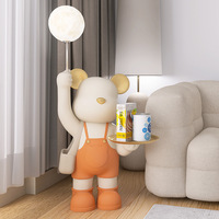 Personnalisé dessin animé violent ours plateau stockage sol grand ornement lumière luxe créatif artisanat salon bricolage décoration de la maison