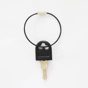 Yiwang Đen Thép Không Gỉ Vít Khóa <span class=keywords><strong>Keychain</strong></span> 150Mm Dây Cáp Vòng Chìa Khóa - Product Image 5