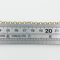 Chaîne en laiton brut en gros, maillons en O de 1 mm, 2 mm, 3 mm, chaîne en laiton ovale en forme de croix pour la fabrication de colliers et bracelets DIY