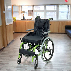 Rafu rf6116 גלגלים ידני עם 4 "pu tigre קדמי ו-20 \" אל אחורי פליטה-גב פלסטיק - Product Image 5