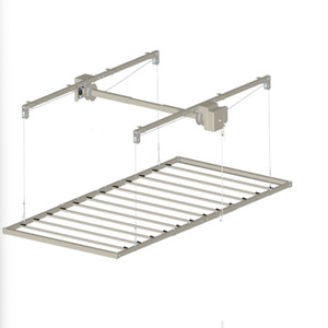 Étagère de <span class=keywords><strong>rangement</strong></span> de <span class=keywords><strong>garage</strong></span> de jardin en gros, 4 x 8, capacité de 800 lb, étagère de <span class=keywords><strong>plafond</strong></span>, élévation, étagère rétractable - Product Image 1