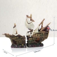 Ornement en résine PKY unique et créatif pour aquarium, paysage subaquatique moderne, cachette pour crevettes, maison de jeu, décoration de bac à poissons