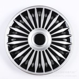 Juego de 4 Tapas Universales para Llantas de Coche de 14/15/16 Pulgadas, Tapacubos de Repuesto R15, Color Rojo, Negro y Plateado - Product Image 3