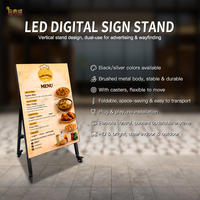 Fabrika Fiyatlı Katlanabilir LED Su Geçirmez Tabela Ekranı Taşınabilir Ayaklı Hareketli Poster Ekranı Reklam İçin