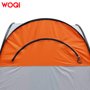 Tente de douche instantanée légère et portable Woqi 120x120x190cm, imperméable, pop-up, pour camping en plein air, couleur orange - Product Image 4