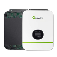 On Grid Tie Inverter Tenaga Surya Grobat, Inverter Daya 5 Kva Mppt 3000W, Gelombang Sinus Murni untuk Rumah dengan CE