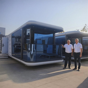 Maisons préfabriquées futuristes de camping capsule luxe moderne extérieur portable hôtel resort avec balcon - Product Image 1