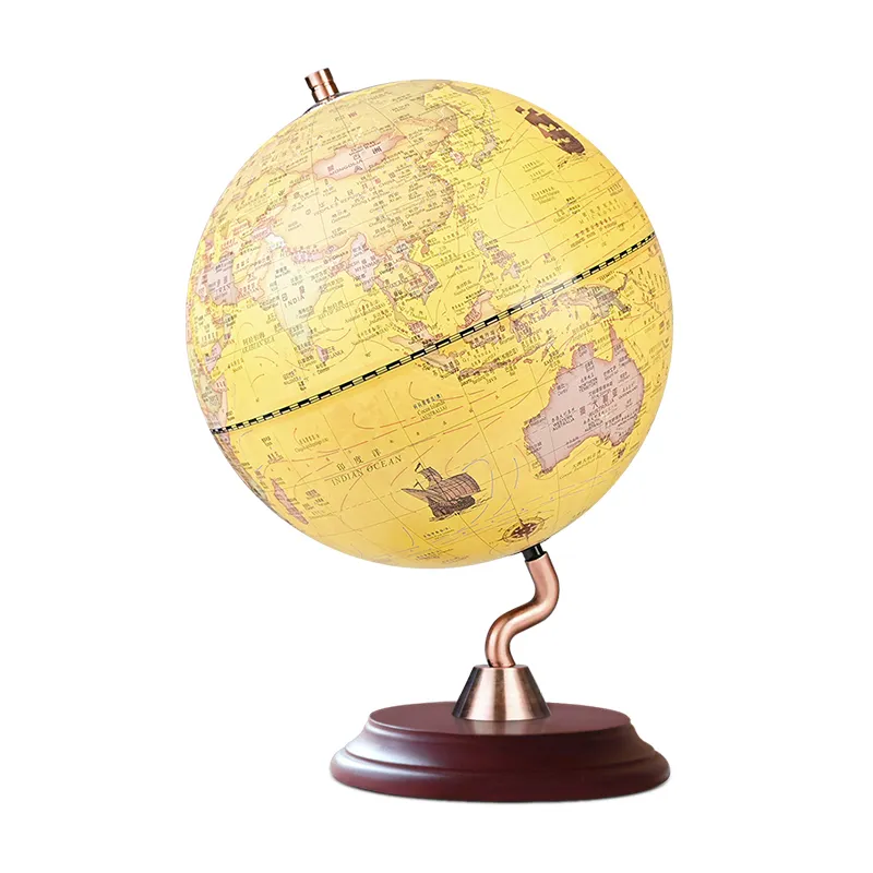 8 Inch 20cm 720 degree detailed world globe map rotation desktop earth globe stand logo for Education Demo Home Office