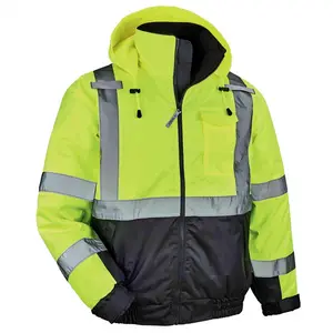 Chaqueta de seguridad reflectante de alta visibilidad para invierno, Reflector de fábrica de China, Black Friday, oferta