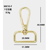 Nouvelle conception 2026 – Mousquetons pivotants en alliage de zinc sans nickel – Clips durables de haute qualité pour la fabrication de sacs en cuir et les sangles
