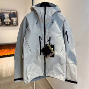 Veste à capuche légère pour homme Ayc <span class=keywords><strong>Alpha</strong></span> <span class=keywords><strong>SV</strong></span> Beat Lt de qualité originale, imperméable, réversible, patchwork, style stand - Product Image 1