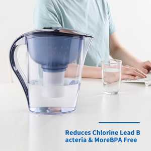 إبريق فلتر مياه يدوي محمول سعة 3.5 لتر، بلاستيك أبيض، مزود بقطع غيار مجانية لمدة 3 أشهر (يتوقف ذلك على سعة 3.5 لتر) - Product Image 4