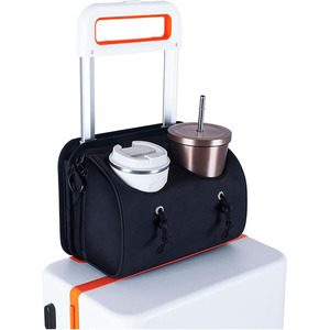 4 in 1 Travel Essentials Organizer Bag Luggage Drink <b>Holder</b> Crossbody Bag Phone <b>Tablet</b> Stand Storage Bag for Airport Accessories - Product Image 1