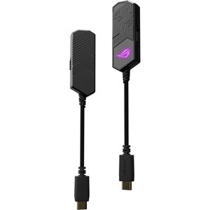 สำหรับ USB-C เกม ROG clavis DAC ESS 9281เครื่องขยายสัญญาณ Ai ตัดเสียงรบกวนการเรนเดอร์ไมโครโฟน mqa ซิงค์ AURA RGB Black PC - Product Image 2
