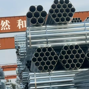 Bán hàng nóng nhúng nóng mạ kẽm ống thép tròn gi ống trước mạ kẽm erw ống thép cho xây dựng nhà kính xây dựng - Product Image 1