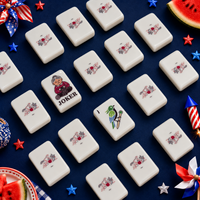 Meowjong : le jeu de société amusant et original sur le thème du chat, jeu de mahjong américain pour amis et famille