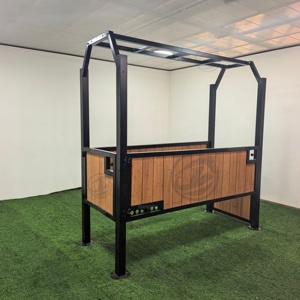 Corrales Portátiles Premium para <span class=keywords><strong>Caballos</strong></span>, Resistentes, <span class=keywords><strong>de</strong></span> Acero Galvanizado, Equipo Veterinario para Corraje Equino - Product Image 1