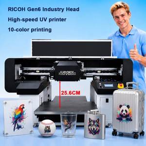 Jucolor Çok Satanlar 6042 Uv Led Yazıcı Flatbed, Metal Pvc Cam Panel Tabela için 10 Renkli <span class=keywords><strong>3d</strong></span> Kabartmalı Parlak Efektli - Product Image 1
