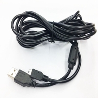 Poignée de contrôleur sans fil Joystick de haute qualité 1.8 m câble de Charge USB avec anneau magnétique pour P Sony 3 PS3