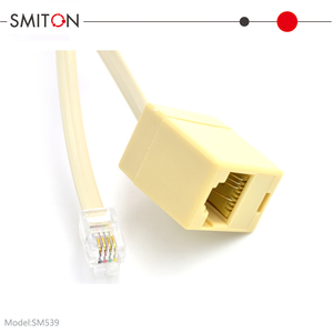 Câble convertisseur de prise RJ9 4P4C mâle vers RJ45 8P4C femelle - Product Image 2