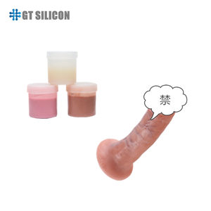 Caoutchouc de silicone liquide LSR RTV-2 de qualité alimentaire pour la fabrication de prothèses de gode pénis artificiel <span class=keywords><strong>oreille</strong></span> main pied - Product Image 4