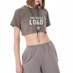 Fashion Street Casual <b>Yoga</b> Sport Crop Women's <b>T</b> <b>Shirt</b> New Design Spice Girls Street Dance Sexy Cropped Lady <b>T</b> <b>Shirts</b> - Product Image 2