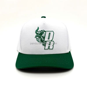 Gorra de Béisbol Blanca Personalizada de Dos Tonos con Bordado de Cabeza de Toro <span class=keywords><strong>DR</strong></span> y Visera de Camuflaje, para Caza al Aire Libre, Estilo Casual, con Cierre a Presión - Product Image 3