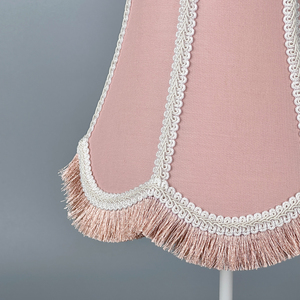 Lampada da Tavolo Senza Fili con <span class=keywords><strong>Paralume</strong></span> in Tessuto Macramè per Casa, Caffetteria, Ristorante, Decorazione Matrimoni, Base <span class=keywords><strong>E14</strong></span> - Product Image 5