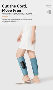 Máquina de Masaje de Piernas con <span class=keywords><strong>3</strong></span> Zonas de Bolsas de Aire, Calefacción por Infrarrojos Lejanos de Grafeno, Control Remoto Inalámbrico, Pantalla Táctil, Masaje de 30 Minutos - Product Image 6