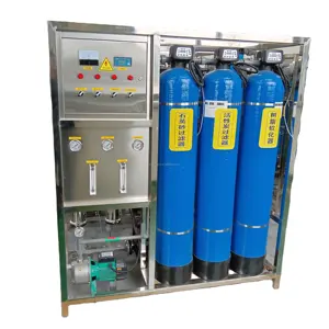 Sistema de desalinización de agua de mar en contenedor portátil 2000lph RO purificación filtros máquina