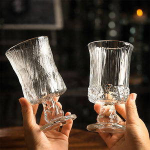 Verres à vin à long pied en cristal sculpté à la main, style <span class=keywords><strong>français</strong></span>, grands gobelets, verres à cocktail, vente en gros - Product Image 4