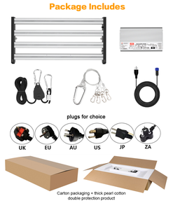Ks 1200w lm301h lm301b ספקטרום מלא dmmable הוביל לגדול אורות צמחים חממות זול אלומיניום גוף ip65 לבן 50w - Product Image 6