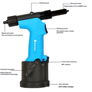 Промышленный пневматический глухой заклепочный пистолет пневматический автоматический самовсасывающий 2,4 3,2 4,0 4,8 6,4 мм инструмент для клепки из нержавеющей стали - Product Image 1