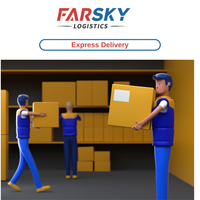 Agent d'expédition professionnel Farsky Logistics UPS DHL FedEx Express par voie aérienne avec assurance et assistance 24h/24 et 7j/7 de la Chine vers les États-Unis