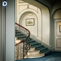 Escalier à Stringers Personnalisé Prima Modern Maximize pour Éclairage Intérieur, avec Marches Multi-options pour Villa de Luxe Résidentielle