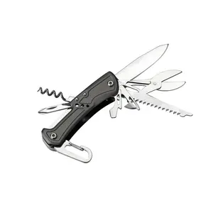 Nhỏ MOQ 9 Trong Một Với Đôi Màu Sắc Mới Gấp Thụy Sĩ Multitool Dao Đa Năng Pocket Tool Knife