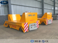 Conception personnalisée en fonction des conditions de travail. Chariot de transfert sur rail à batterie de 15 tonnes, à châssis en V, avec une longue autonomie