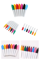 Ensemble de marqueurs d'art miniatures à base d'alcool, style japonais, personnalisables, pointe en fibre, pour Amazon